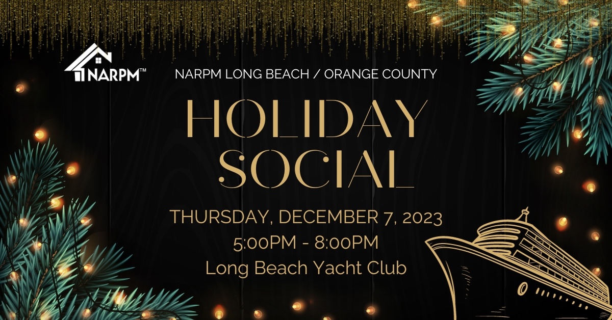 NARPM® LONG BEACH Holiday Party Dec 2023